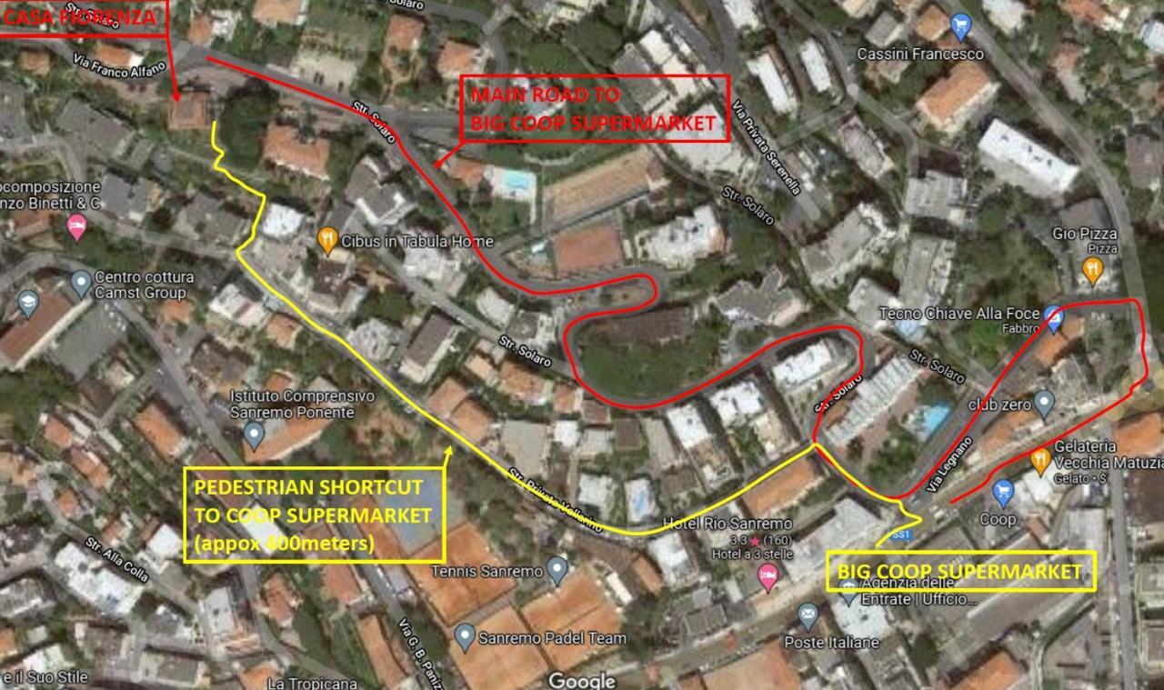 Casa Fiorenza Parcheggio Privato سانريمو المظهر الخارجي الصورة